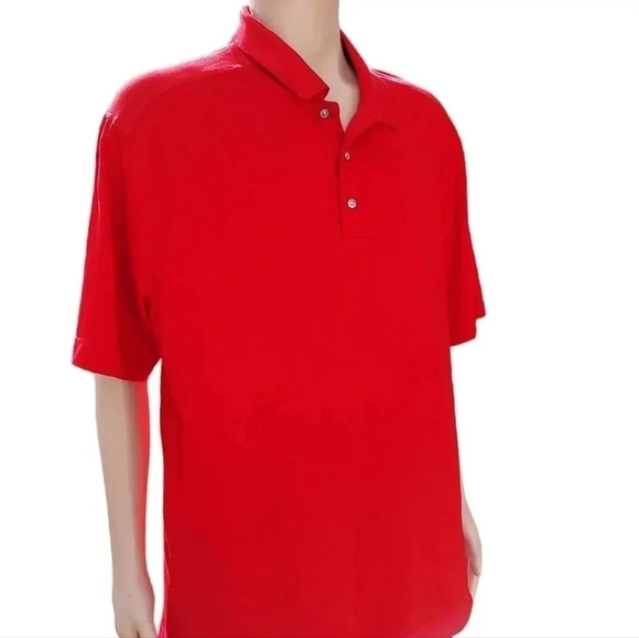 Cutter & Buck Red Mens Shirt CB Dry Tec Luxe XXL - Picture 3 of 14